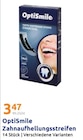 Zahnaufhellungsstreifen von OptiSmile im aktuellen Action Prospekt für 3,47 €