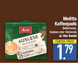 Kaffeepads BellaCrema, Auslese oder Harmonie Angebote von Melitta bei E center Rosenheim für 1,79 €