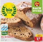 Bio Backwaren im Netto Marken-Discount Prospekt Bio Dinkelbrot von BioBio im aktuellen Netto Marken-Discount Prospekt für 1,11 €