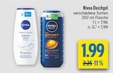 Creme Soft Duschgel im Angebot bei diska in Hof Creme Soft Duschgel Angebote von Nivea bei diska Hof für 1,99 €