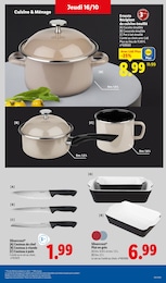 Prix et réduction Couteaux dans le prospectus Lidl en cours Offre Couteaux dans le catalogue Lidl du moment à la page 49