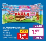 Paula Snack im Netto Marken-Discount Prospekt Paula Snack von Dr. Oetker im aktuellen Netto Marken-Discount Prospekt für 1,49 €