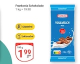 Schokolade Vollmilch Angebote von Frankonia bei GLOBUS Salzgitter für 1,99 €