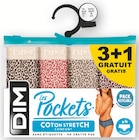 Les Pockets Coton Stretch Lot de 3 slips femme - DIM en promo chez Super U Les Pockets Coton Stretch Lot de 3 slips femme - DIM dans le catalogue Super U
