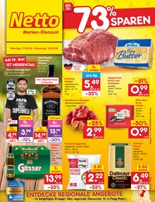 Jack Daniels im Netto Marken-Discount Prospekt "Aktuelle Angebote" mit 65 Seiten (Frankfurt (Oder))