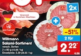 Salami-Sortiment Angebote von Wiltmann bei Netto Marken-Discount Solingen für 2,22 €