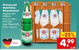 Natürliches Mineralwasser Original oder Medium Angebote von Rhönsprudel bei Netto Marken-Discount Fulda für 4,99 €