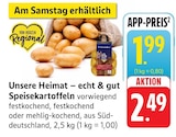 Speisekartoffeln im Angebot bei EDEKA in Nürtingen Speisekartoffeln Angebote von Unsere Heimat – echt & gut bei EDEKA Nürtingen für 1,99 €