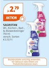 WC, Küchen-, Bad-, & Allzweckreiniger im Müller Prospekt WC, Küchen-, Bad-, & Allzweckreiniger von Sagrotan im aktuellen Müller Prospekt für 2,79 €