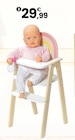 Ma chaise haute en bois | 3 ans - JouéClub à Pau Ma chaise haute en bois | 3 ans en promo chez JouéClub Pau à 29,99 €