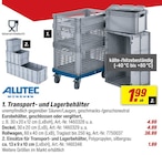 Eurobehälter von ALUTEC MÜNCHEN im aktuellen toom Baumarkt Prospekt