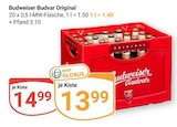 Original im Angebot bei GLOBUS in Duisburg Original Angebote von Budweiser Budvar bei GLOBUS Duisburg für 13,99 €