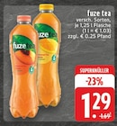 Schwarzer Tee Pfirsich Schwarzer Tee Zitrone Angebote von fuze tea bei E center Bergkamen für 1,29 €