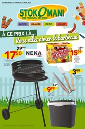 Prospectus Stokomani à Chelles, "À CE PRIX LÀ… Vous allez aimer le barbecue", 11 pages, 03/04/2024 - 14/04/2024