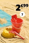 Seau de plage en promo à 2,99 € chez Gifi Seau de plage dans le catalogue Gifi