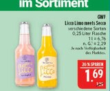 Licco Limo meets Secco Pink Grapefruit im Angebot bei Marktkauf in Schwabach Licco Limo meets Secco Pink Grapefruit Angebote von GWF bei Marktkauf Schwabach für 1,69 €