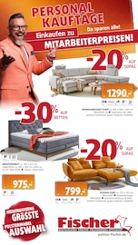 Aktueller Polstermöbel Fischer Prospekt mit Ecksofa, "PERSONAL-KAUFTAGE", Seite 1