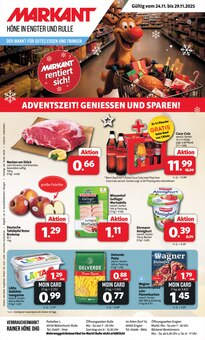 Coca Cola im Markant Nordwest Prospekt "DER MARKT FÜR GUTES ESSEN UND TRINKEN" mit 16 Seiten (Osnabrück)