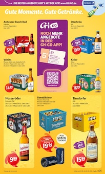 Bier im aktuellen Getränke Hoffmann Prospekt (Detmold) Bier im Getränke Hoffmann Prospekt "Aktuelle Angebote" mit 8 Seiten (Detmold)