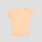 T-shirt manches courtes orange fluo fille - La Halle T-shirt manches courtes orange fluo fille à 2,99 € dans le catalogue La Halle