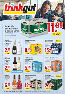 Warsteiner im Trinkgut Prospekt "Aktuelle Angebote" mit 10 Seiten (Viersen)