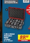 Handwerkzeug im toom Baumarkt Prospekt Mix & Match Schraubenkoffer „E-Case“ im aktuellen toom Baumarkt Prospekt für 89,99 €