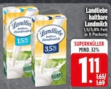haltbare Landmilch 1,5% Fett im EDEKA Prospekt haltbare Landmilch 1,5% Fett von Landliebe im aktuellen EDEKA Prospekt für 1,11 €