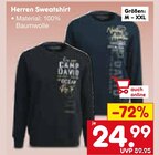 Herren Sweatshirt im Angebot bei Netto Marken-Discount in Pforzheim Herren Sweatshirt Angebote bei Netto Marken-Discount Pforzheim für 24,99 €