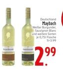 Weißer Burgunder von Maybach im aktuellen EDEKA Prospekt für 2,99 €