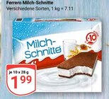 Milch-Schnitte im Angebot bei GLOBUS in Halle Milch-Schnitte Angebote von Ferrero bei GLOBUS Halle für 1,99 €