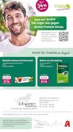 mea - meine apotheke Prospekt für Wiehl mit 4 Seiten mea - meine apotheke Prospekt für Wiehl: "Unsere August-Angebote", 4 Seiten, 01.08.2026 - 31.08.2026