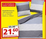 Flanell-Bettwäsche  im aktuellen Segmüller Prospekt für 21,60 €