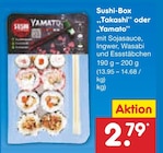 Sushi-Box "Takashi" oder „Yamato‘‘ im Angebot bei Netto Marken-Discount in Dortmund Sushi-Box "Takashi" oder „Yamato‘‘ Angebote bei Netto Marken-Discount Dortmund für 2,79 €