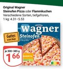Steinofen Pizza Angebote von Wagner bei GLOBUS St. Ingbert für 1,66 €