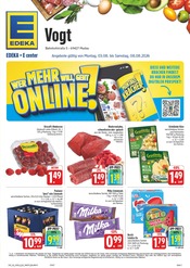 EDEKA Supermarkt Prospekt der aktuellen Woche mit 38 Seiten, gültig von 03.08.2026 bis 08.08.2026, in Limbach und Umgebung Aktueller EDEKA Supermarkt Prospekt in Limbach und Umgebung, "Wir lieben Lebensmittel!" mit 38 Seiten, 03.08.2026 - 08.08.2026