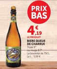 Bière - Queue de Charrue en promo chez Super U Bière - Queue de Charrue dans le catalogue Super U
