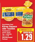 Körner Balance oder Toasties von Harry/Golden Toast im aktuellen E center Prospekt