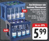 EDEKA Waigolshausen - Mineralwasser Angebot im Prospekt Mineralwasser bei EDEKA im Waigolshausen Prospekt für 5,99 €