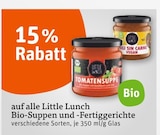 Aktuelles Bio-Suppen und -Fertiggerichte Angebot bei tegut in Mannheim