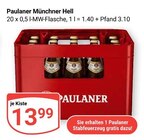 Münchner Hell im Angebot bei GLOBUS in Hoyerswerda Münchner Hell Angebote von Paulaner bei GLOBUS Hoyerswerda für 13,99 €