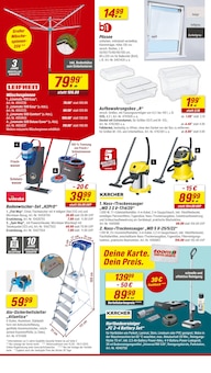 Wäschespinne im toom Baumarkt Prospekt "Respekt, wer's selber macht." mit 14 Seiten (Kiel)