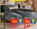 Aktuelles Mikrofaser-Satin-Bettwäsche Angebot bei Lidl in Paderborn ab 4,49 €