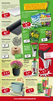 Blumentopf im Sonderpreis Baumarkt Prospekt "… da, wo Werkzeuge stark und günstig sind!" mit 20 Seiten (Göttingen)