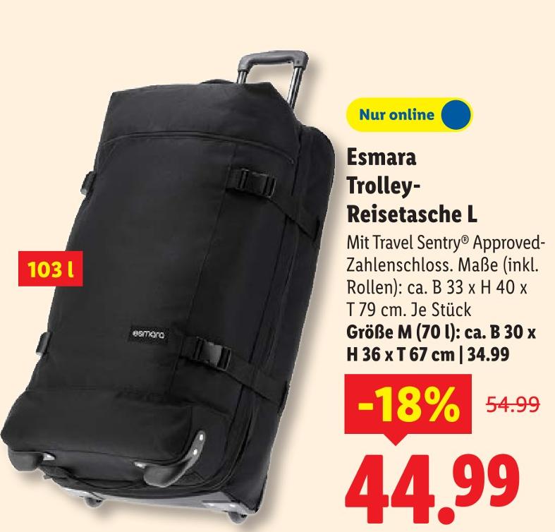 Trolley-Reisetasche M