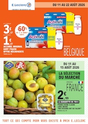 Catalogue E.Leclerc à Jonzac cette semaine, valable du 11/08/2026 au 22/08/2026 Prospectus E.Leclerc à Jonzac, "TOUT CE QUI COMPTE POUR VOUS EXISTE À PRIX E.LECLERC", 24 pages de promos valables du 11/08/2026 au 22/08/2026