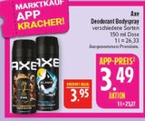 Deodorant Bodyspray im Angebot bei Marktkauf in Nürnberg Deodorant Bodyspray Angebote von Axe bei Marktkauf Nürnberg für 3,49 €
