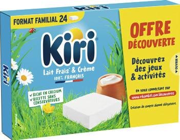 KIRI lait frais & crème 29% M.G.