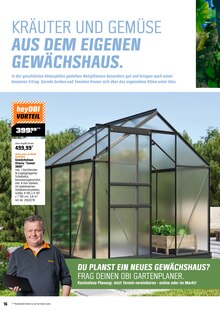 Gartenhaus Angebot im aktuellen OBI Prospekt auf Seite 16