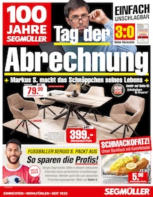 Aktueller Segmüller Prospekt (Weiterstadt) Segmüller Prospekt "100 Jahre Segmüller - Tag der Abrechnung" mit Seiten (Weiterstadt)