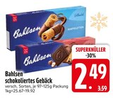 schokoliertes Gebäck im EDEKA Prospekt schokoliertes Gebäck von Bahlsen im aktuellen EDEKA Prospekt für 2,49 €